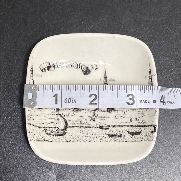 Vintage Royal Porzellan Bavaria KPM Germany Hamburg White Dish - Picture 10 of 10